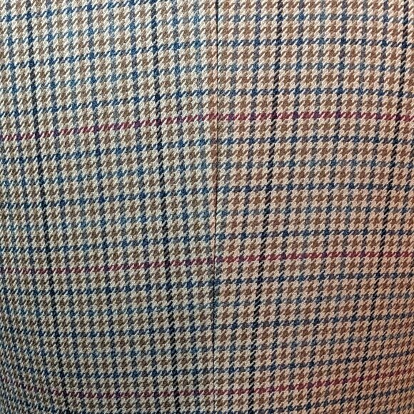 Talbots Vintage Brown Houndstooth Blazer Size 2P Preowned - Picture 6 of 8
